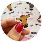 Sticker cow illustration